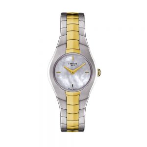 Đồng hồ đeo tay nữ Tissot T-Round Mother of Pearl Dial T0960092211100