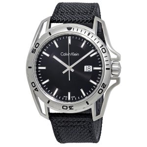 Đồng hồ đeo tay nam Calvin Klein Earth Black Dial K5Y31TB1