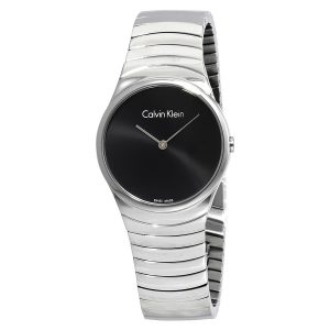 Đồng hồ đeo tay nữ Calvin Klein Whirl Black Dial K8A23141