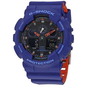 Đồng hồ nam Casio G-Shock Blue Resin GA100L-2A