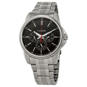 Đồng hồ đeo tay nam Citizen Quartz Black Dial AG8340-58E