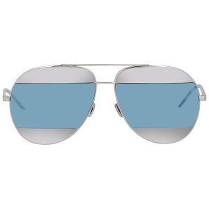 Mắt kính Dior Split Silver, Blue Mirror Aviator Unisex DIORSPLIT1 010 / 3J 59