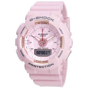Đồng hồ nữ Casio G-Shock S Series Alarm Pink Dial GMA-S130-4ACR