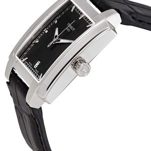 Đồng hồ đeo tay nữ Tissot TXL Black Dial Black Leather T061.310.16.051.00